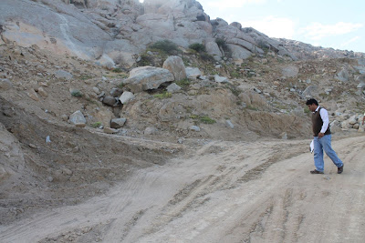 Inescrupulosos construyeron un camino dentro de complejo arqueológico. ANDINA